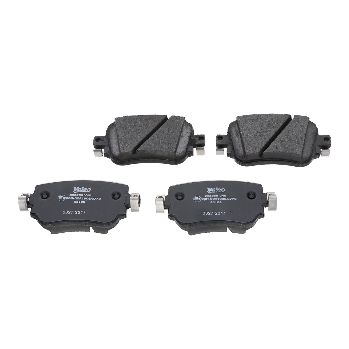 Комплект тормозных колодок, дисковый тормоз - 302265 VALEO